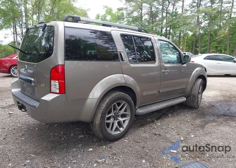 2005 Nissan Pathfinder Se из США, поврежденный, VIN 5N1AR18WX5C748572